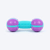 Dash Dog Gnaw & Go Squeaky Toy For Dog - Purple & Blue - Heads Up For Tails