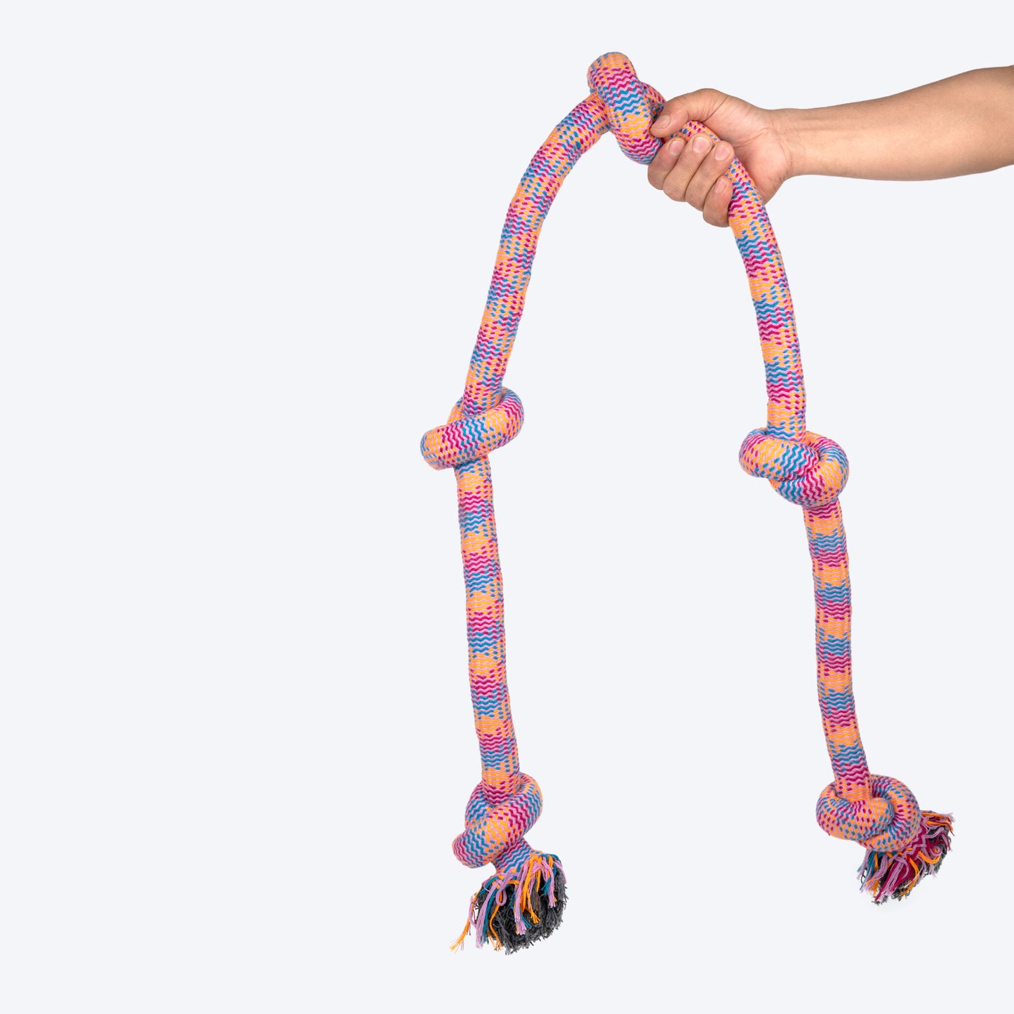 Dash Dog Knotty By Nature Rope Toy For Dog - Pink