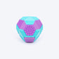 Dash Dog Grip & Go Squeaky Ball For Dog - Purple & Blue