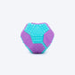 Dash Dog Grip & Go Squeaky Ball For Dog - Purple & Blue