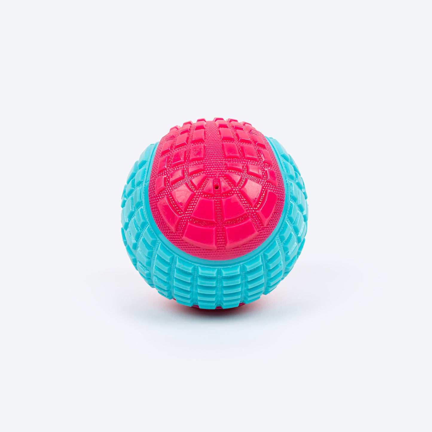 Dash Dog Squeaky Serve Tennis Ball Fetch Toy For Dog - Pink & Turquoise - L