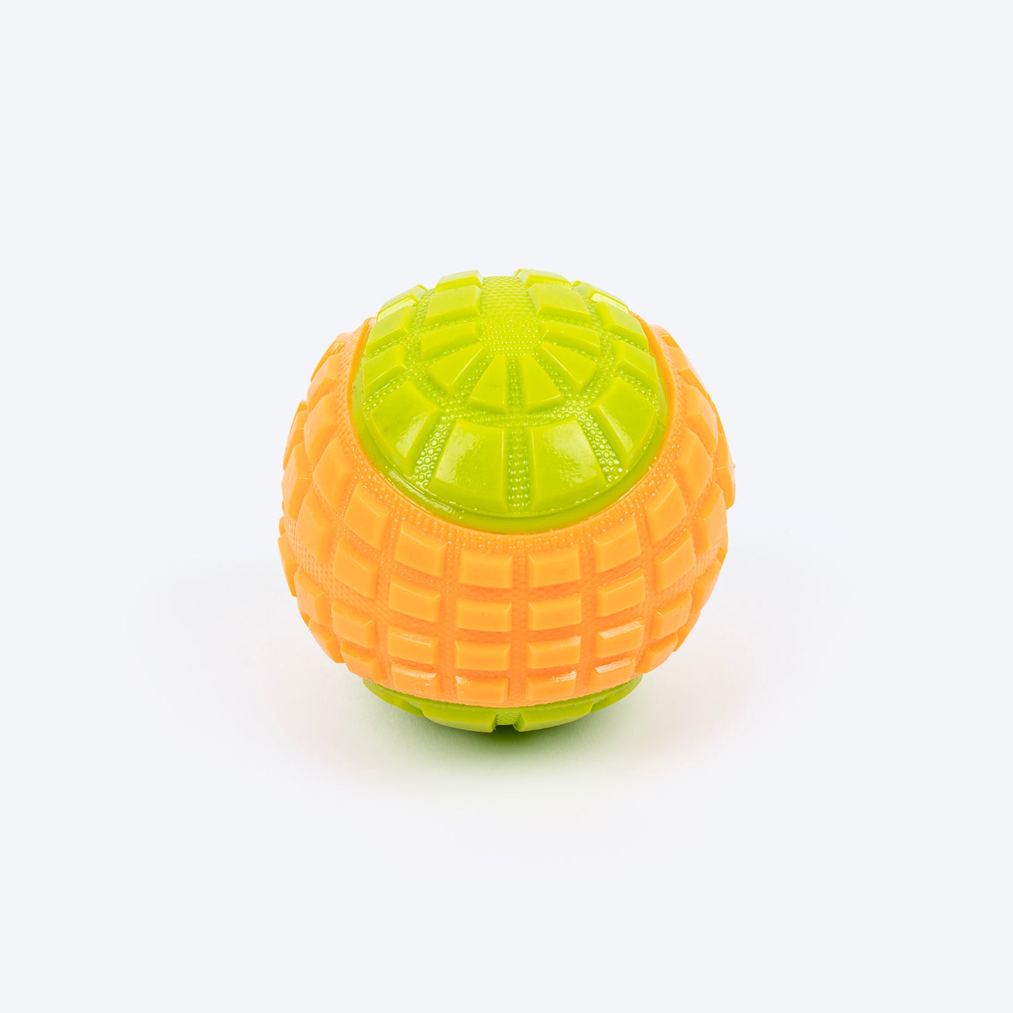 Dash Dog Squeaky Serve Tennis Ball Fetch Toy For Dog - Orange & Green - M