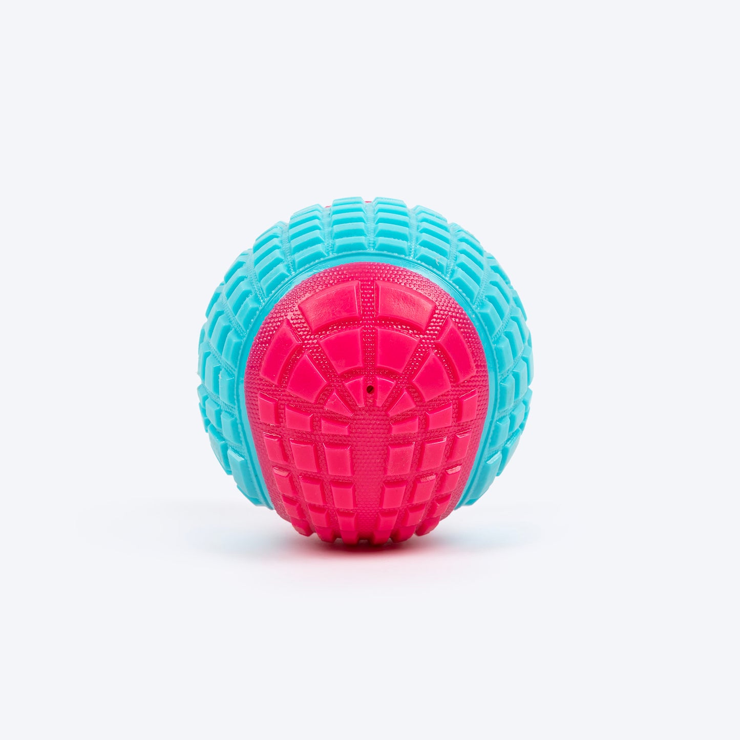 Dash Dog Squeaky Serve Tennis Ball Fetch Toy For Dog - Pink & Turquoise - L
