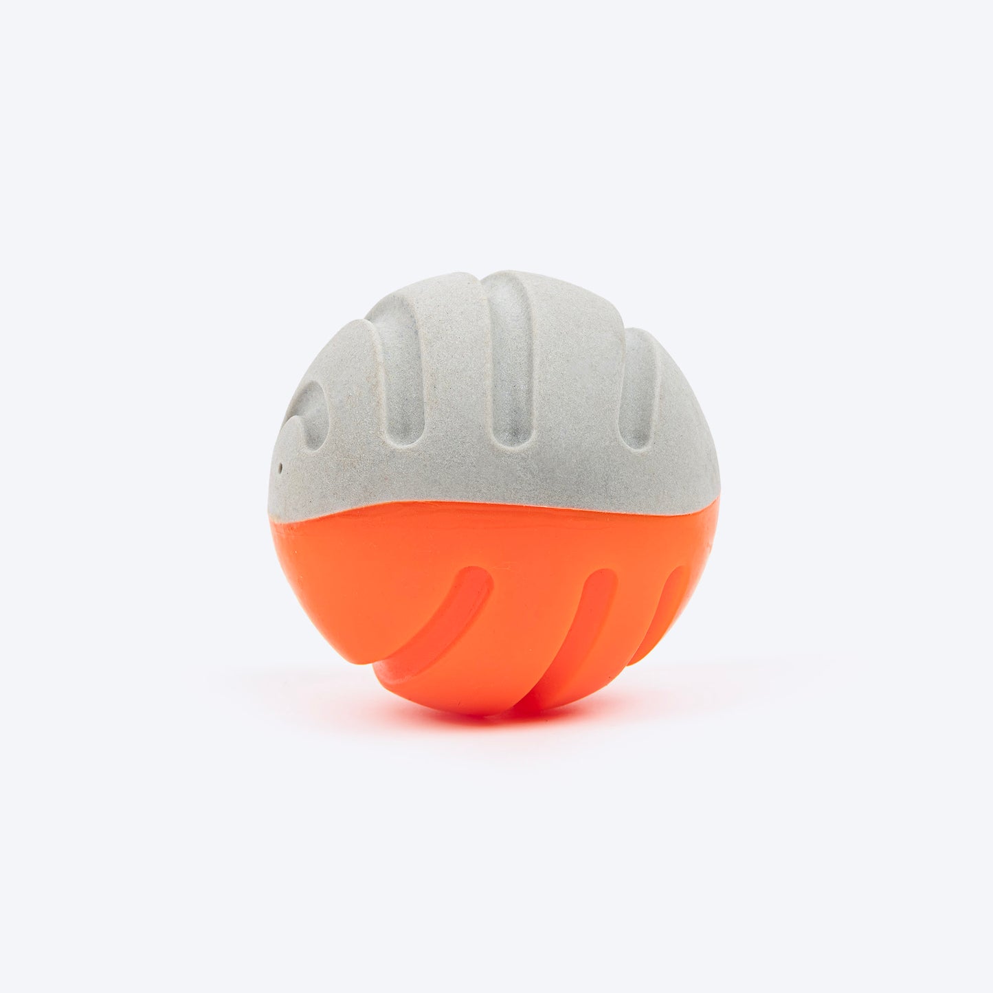 Dash Dog Double Trouble Ball For Dog - Orange & Grey
