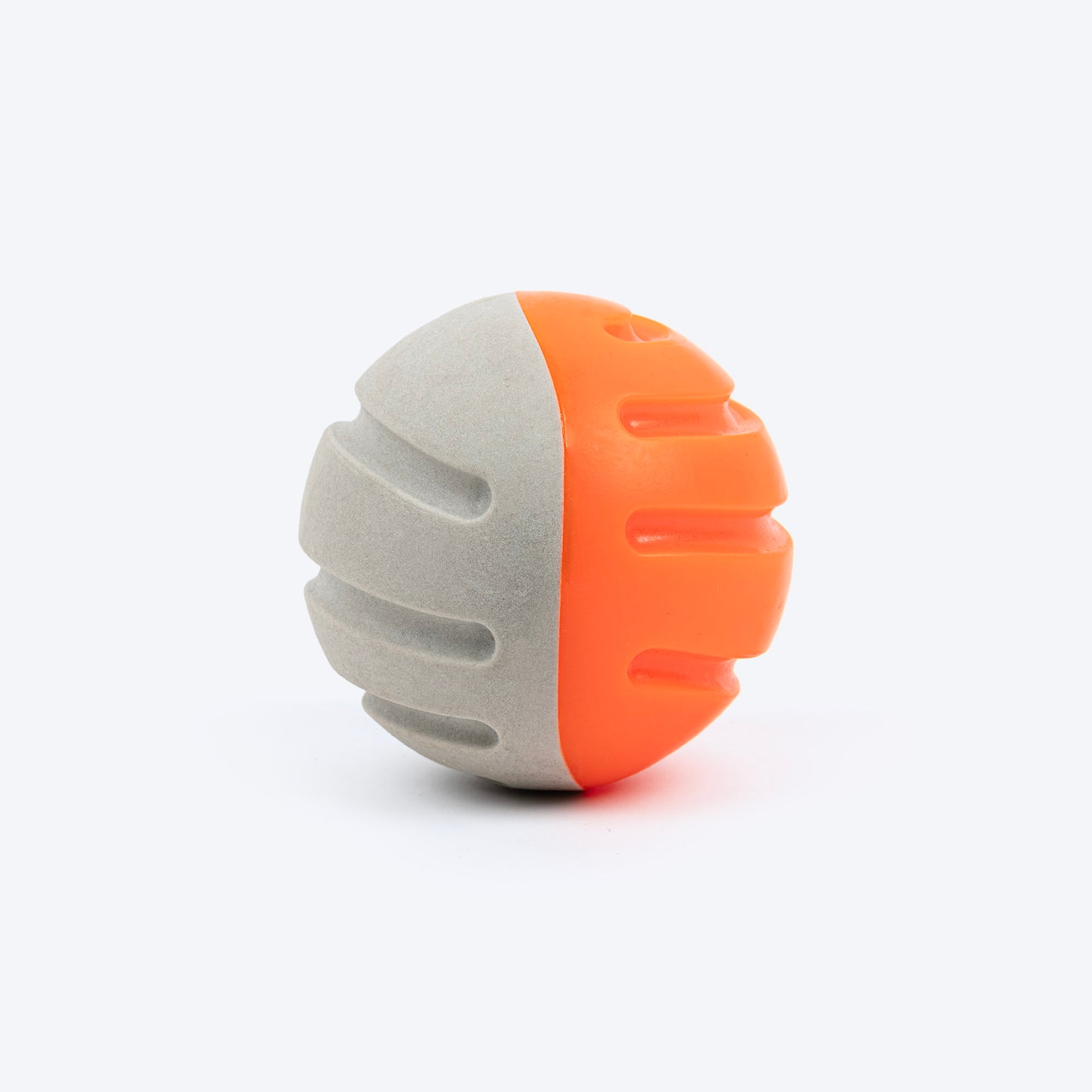 Dash Dog Double Trouble Ball For Dog - Orange & Grey