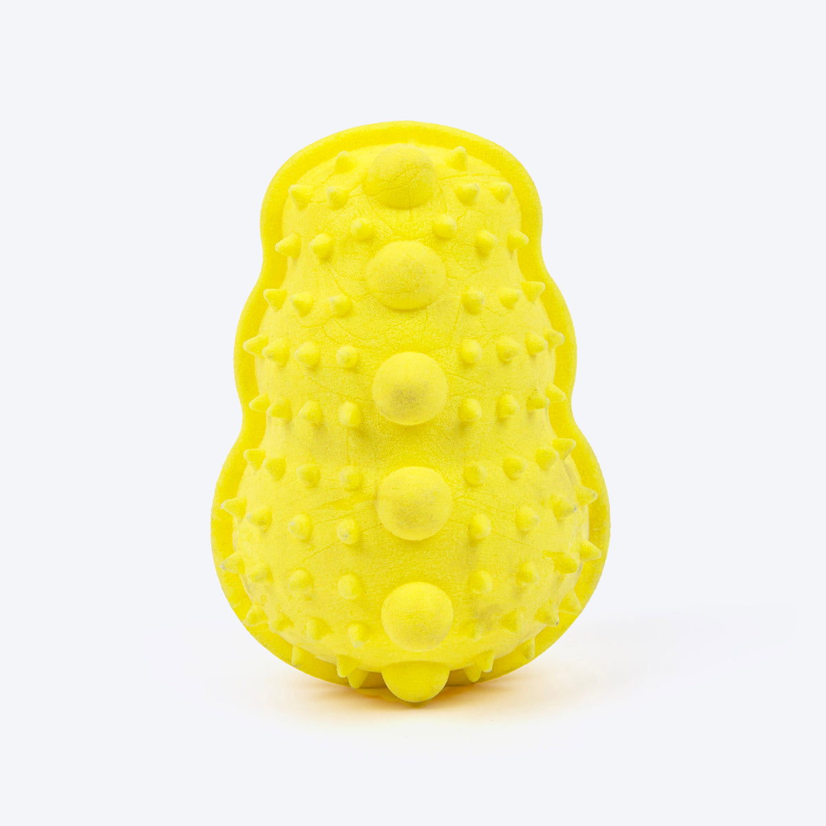 Dash Dog Mello-Yello Peanut Toy For Dog - Yellow - Heads Up For Tails