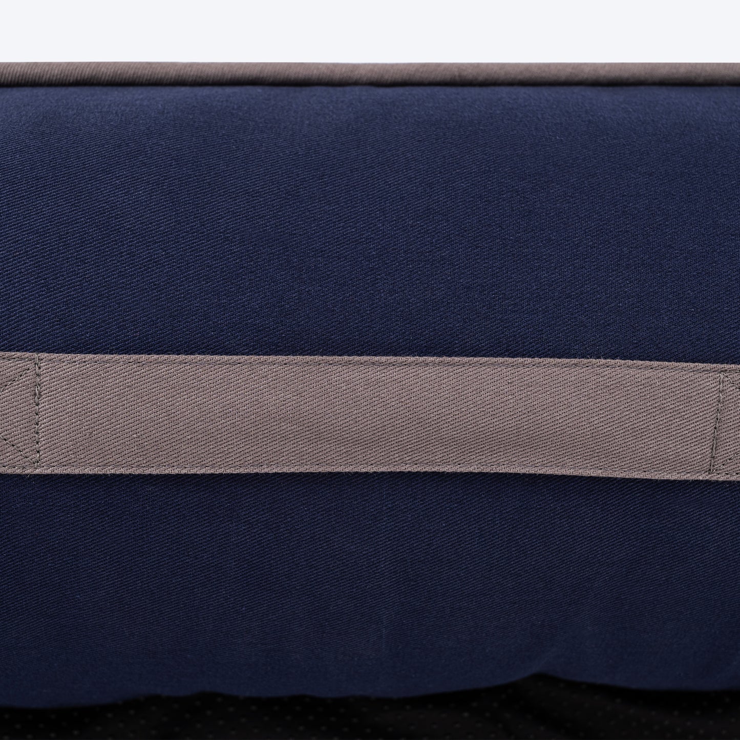 HUFT Classic Lounger Dog Bed - Grey & Navy - Heads Up For Tails