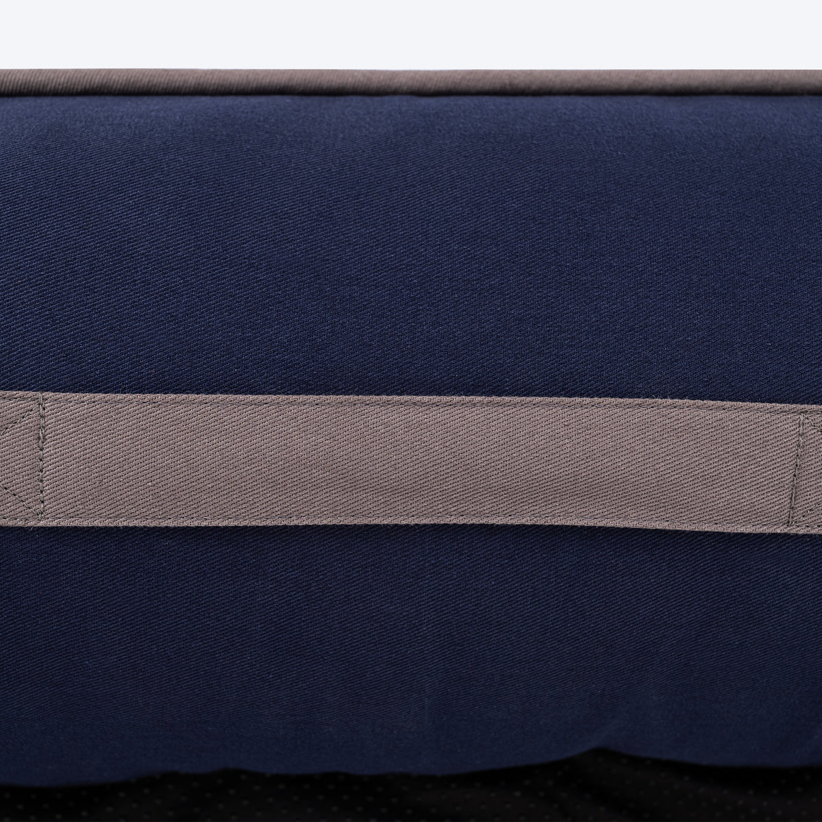 HUFT Classic Lounger Dog Bed - Grey & Navy - Heads Up For Tails