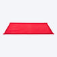 HUFT Anti Spill Rectangle Bowl Mat For Dog & Cat - Red