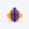 Dash Dog Chomping Champ Ball Toy For Dog - Orange & Purple - Heads Up For Tails