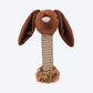 HUFT Tuggie Bunnie Plush Toy For Dog - Brown