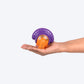 Dash Dog Chomping Champ Ball Toy For Dog - Orange & Purple