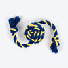 TLC Knot Ruff Rope Toy For Puppies & Small Dog - Yellow & Blue - Heads Up For Tails