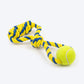 TLC Rope Ranger Rope Toy For Dog - Yellow & Blue