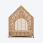 HUFT Furry Fort Hut With Cushion For Cat - Beige