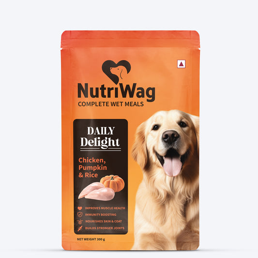 NutriWag Balanced Meals With Chicken, Rice & Pumpkin For Dog - 300g - Heads Up For Tails
