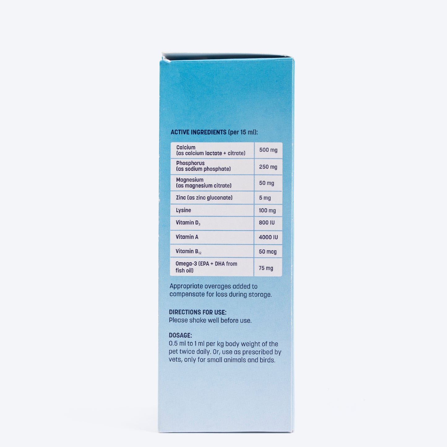 VetRite CalciAid Supports Strong Bones & Teeth Advanced Calcium Syrup For Dog & Cat - 200 ml