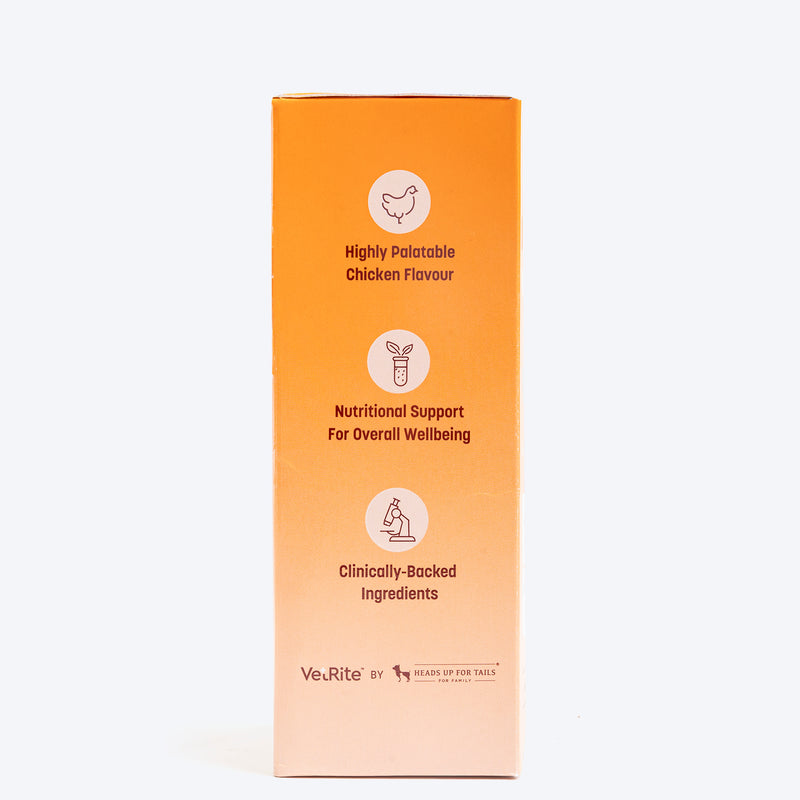 VetRite MultiAid Immunity, Muscle & Nerve Support Advanced Multivitamin Syrup For Dog & Cat - 200 ml - Heads Up For Tails