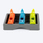 HUFT Slide & Seek Puzzle Interactive Toy For Dog - Multicolor - Heads Up For Tails