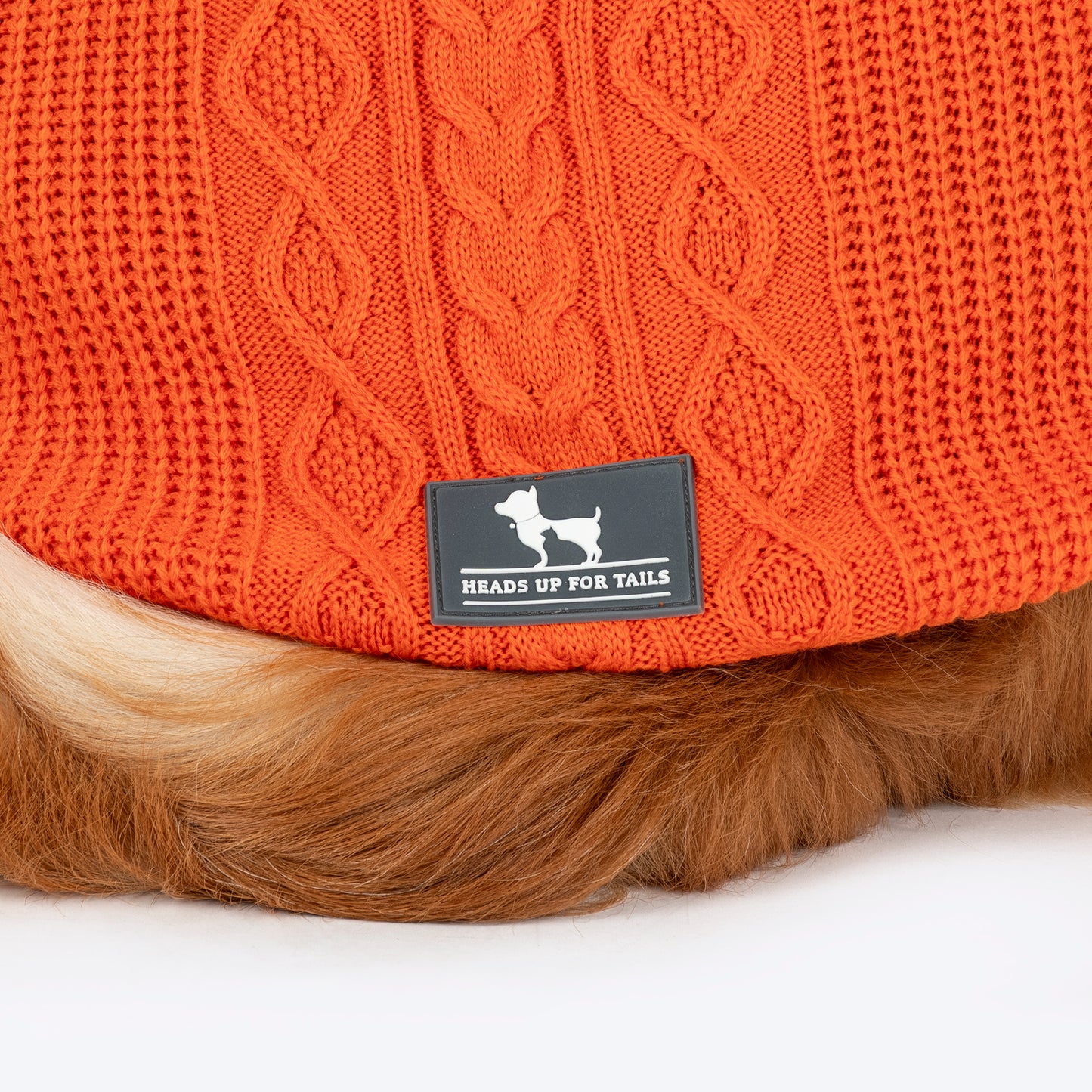 HUFT Winter Spice Sweater For Dog - Orange - Heads Up For Tails