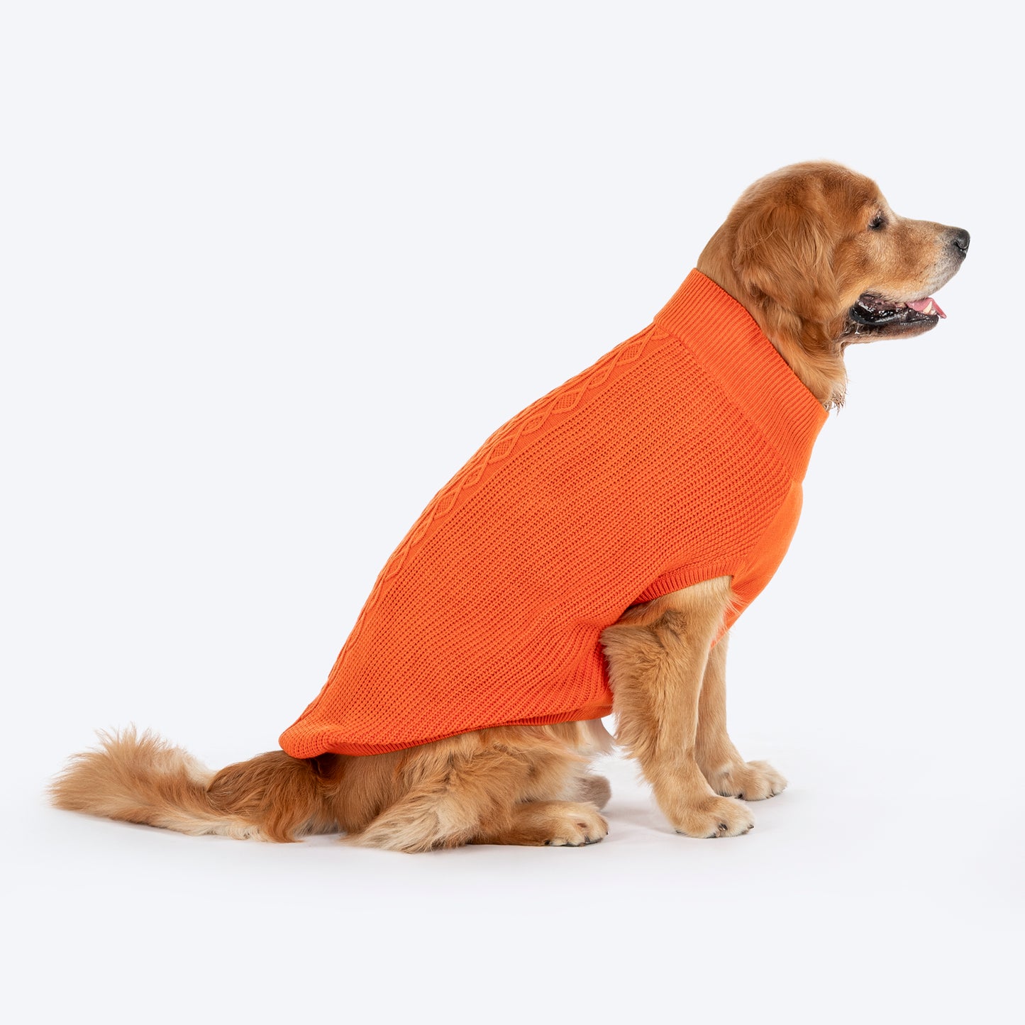 HUFT Winter Spice Sweater For Dog - Orange - Heads Up For Tails