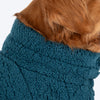 HUFT Cloudy Comfort Jacket For Big Dog - Peacock Blue - Heads Up For Tails