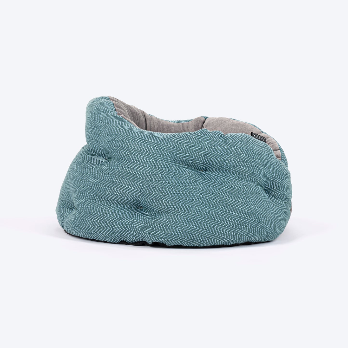 HUFT Purrfect Perch Bed With A Bumble Bee Toy For Cat & Puppy - Grey & Sea Green