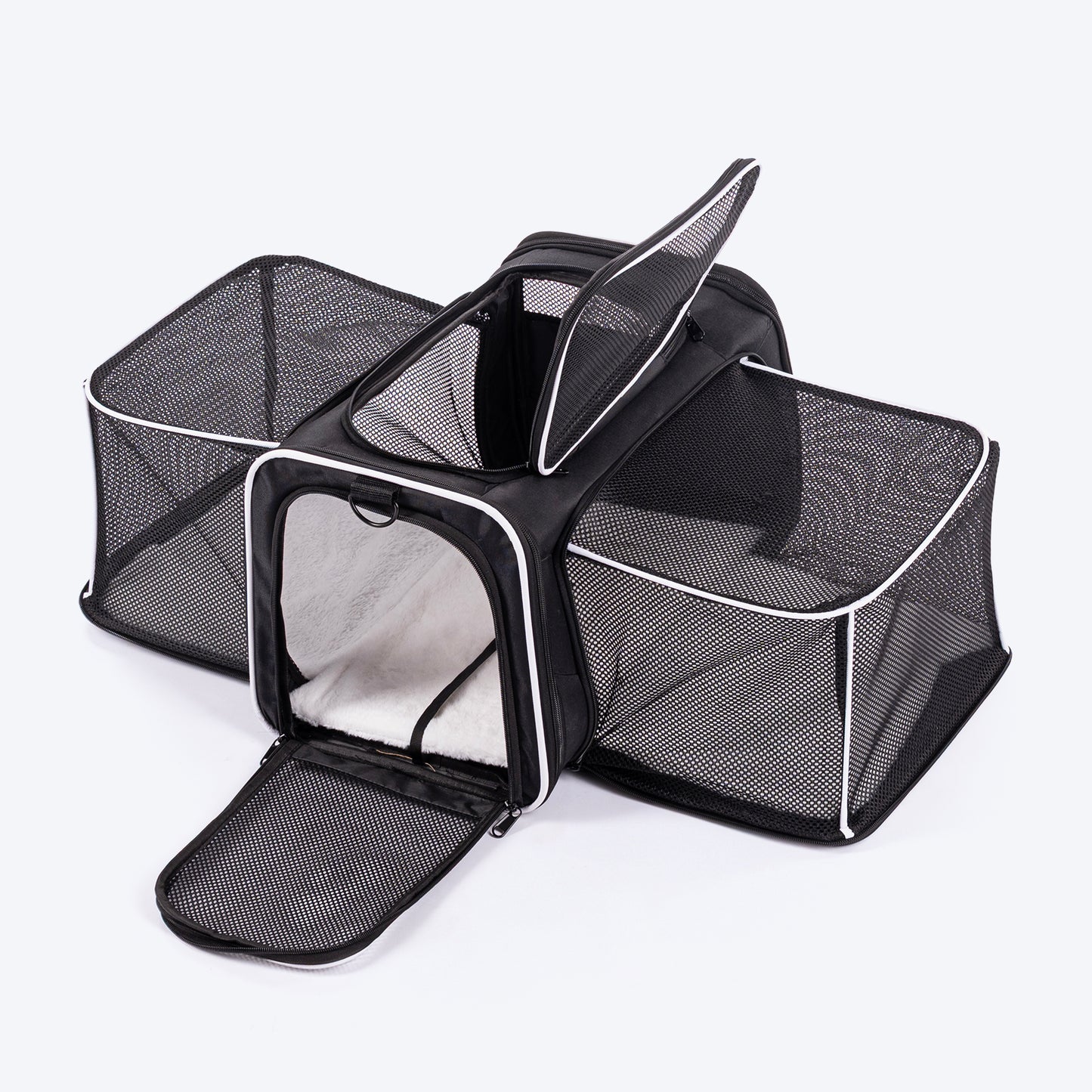 HUFT Travel Paws Expandable Pet Carrier For Dog & Cat - Assorted