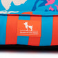 HUFT Summer Bloom Lounger Bed For Dog - Blue - Heads Up For Tails