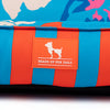 HUFT Summer Bloom Lounger Bed For Dog - Blue - Heads Up For Tails
