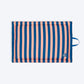HUFT Happy Stripes Mat For Dog - Navy & Peach - Heads Up For Tails