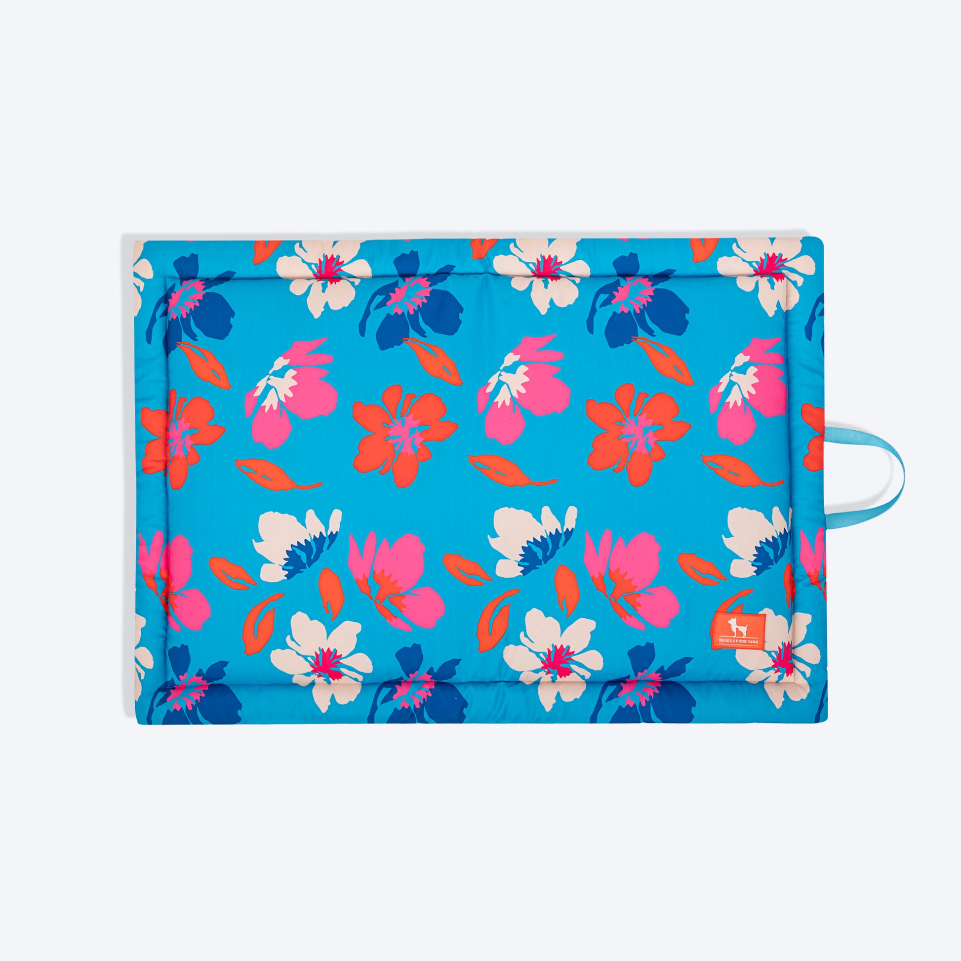 HUFT Summer Bloom Mat For Dog - Blue - Heads Up For Tails