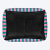 HUFT Personalised Pawsome Blossom Lounger Bed For Dog - Green & Pink - Heads Up For Tails