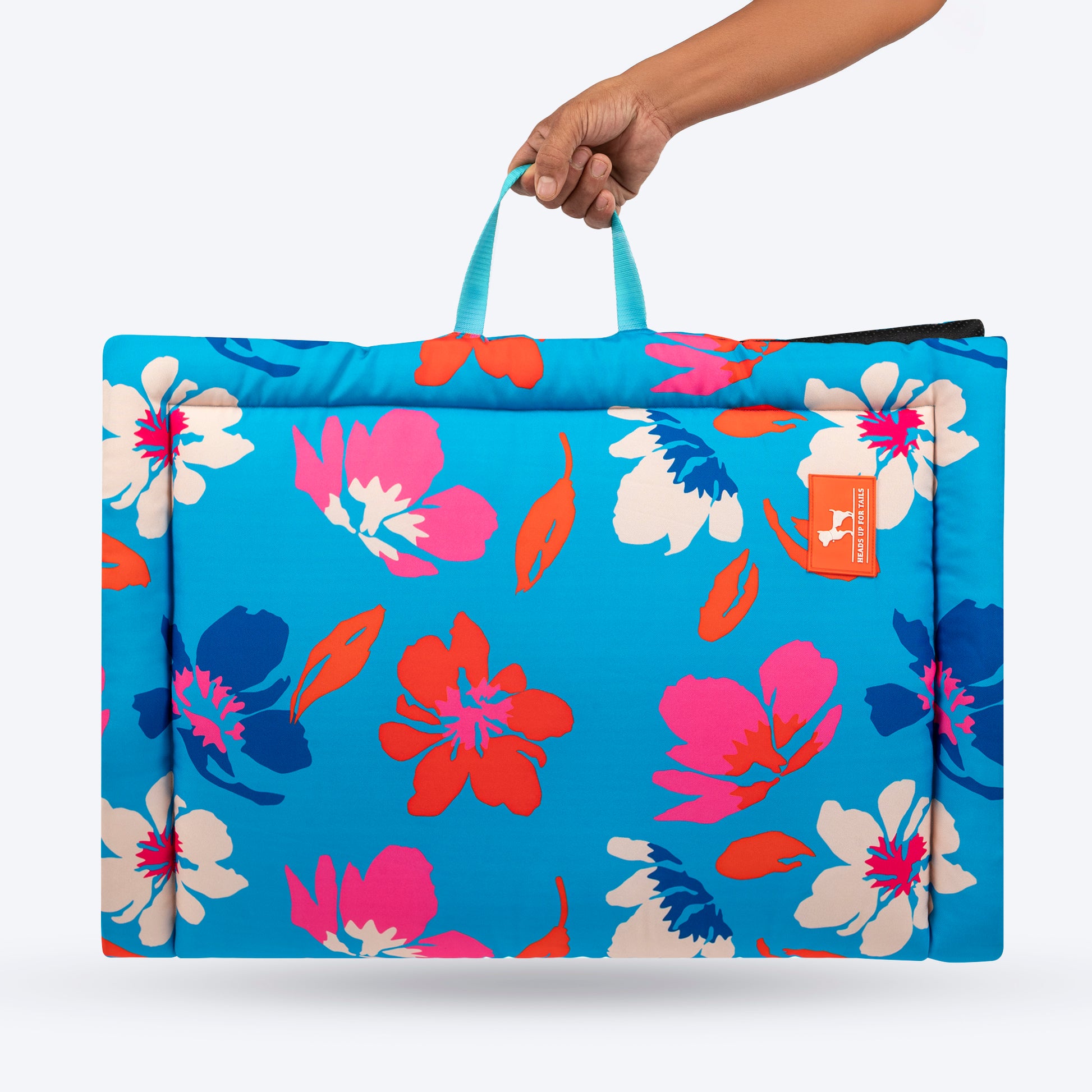 HUFT Summer Bloom Mat For Dog - Blue - Heads Up For Tails