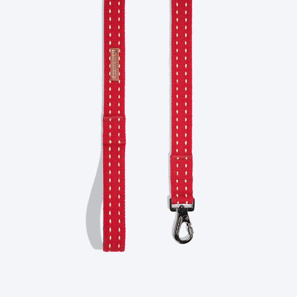 HUFT Trot Along Dog Leash - Maroon - Heads Up For Tails