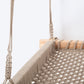 HUFT Handcrafted Textured Double Hammock For Cat - Beige