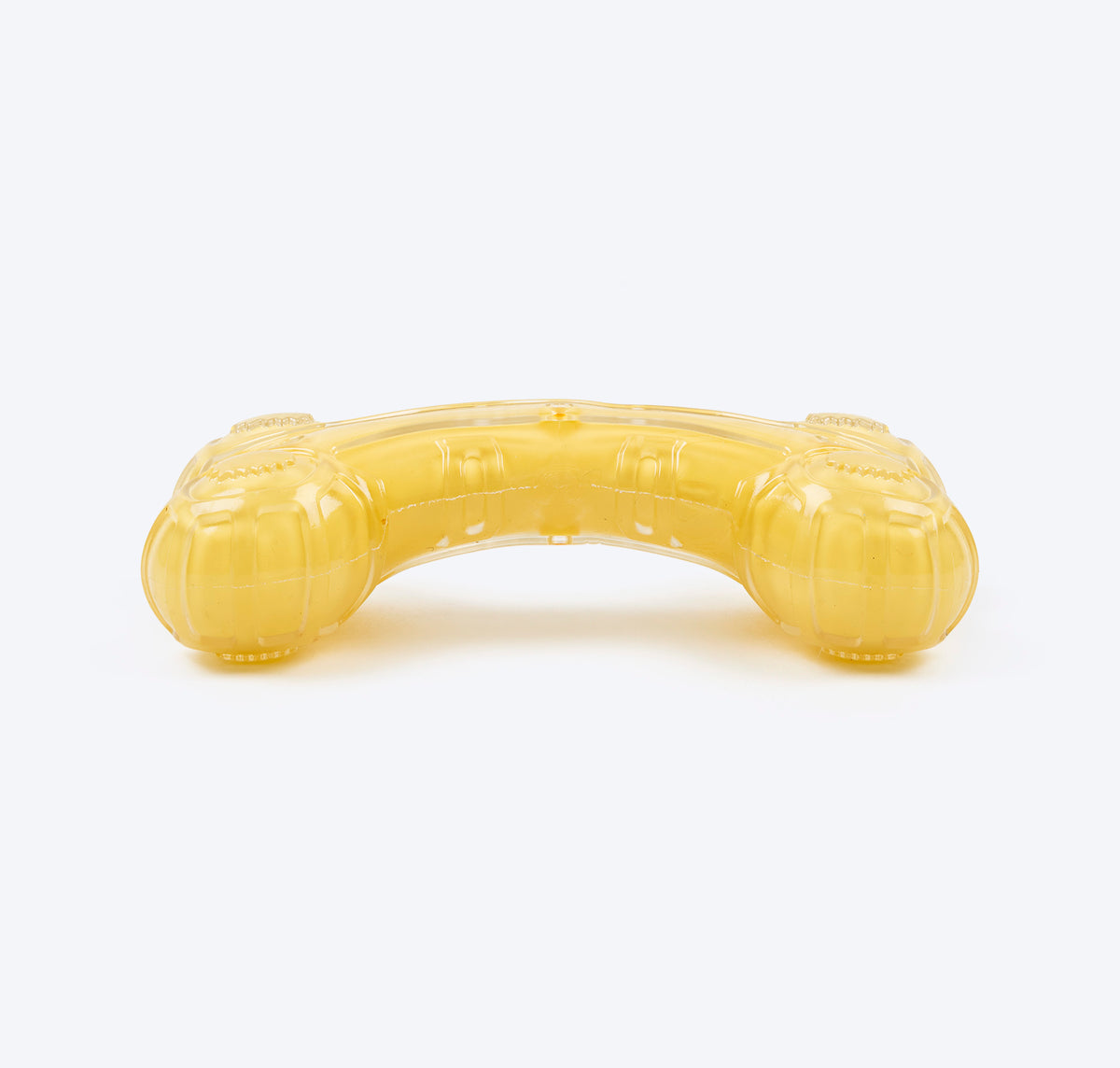 HUFT Chewtastic Chomp Champ Bone Chew Toy For Dog - Yellow - Heads Up For Tails