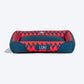 HUFT Personalised Geometric Groove  Lounger Bed For Dog - Navy Blue