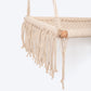 HUFT Handcrafted Textured Single Hammock For Cat - Off White