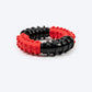 HUFT Chewtastic Ruff Ring Chew Toy For Dog - Red & Black