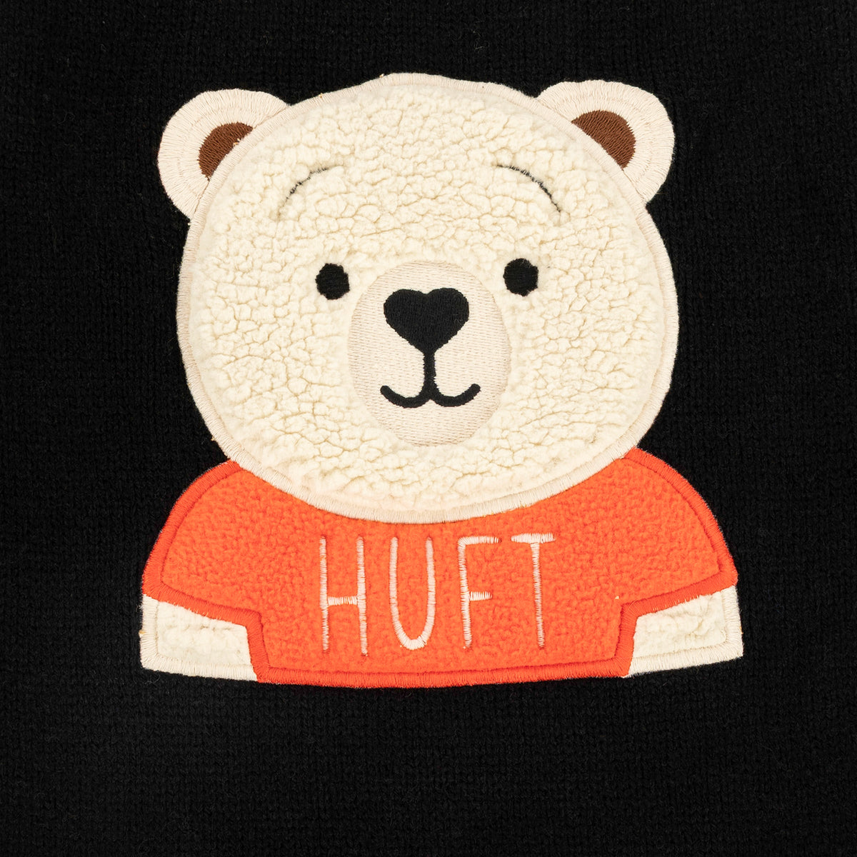 HUFT Cosy Bear Sweater For Dog - Black
