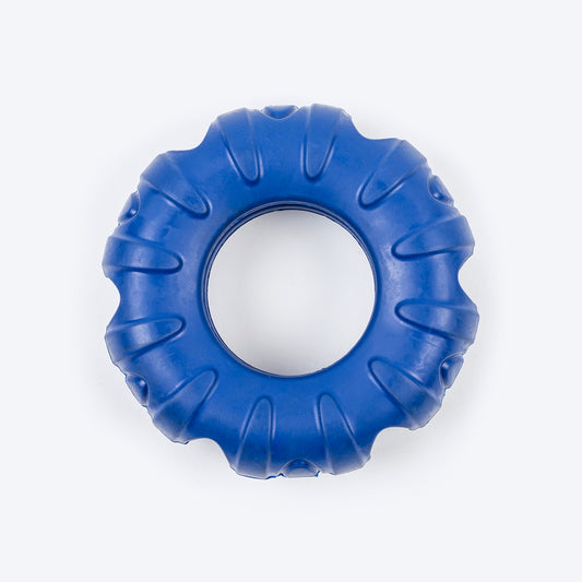 HUFT Chewtastic Roll-A-Tyre Chew Toy For Dog - Blue