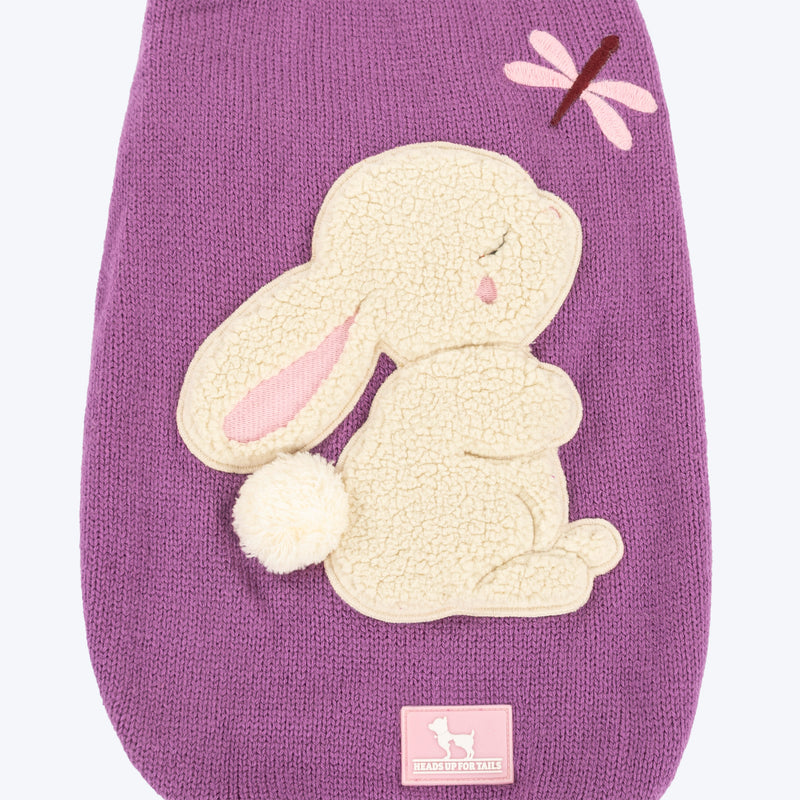 HUFT Fluffy Bunny Sweater For Cat - Lavender