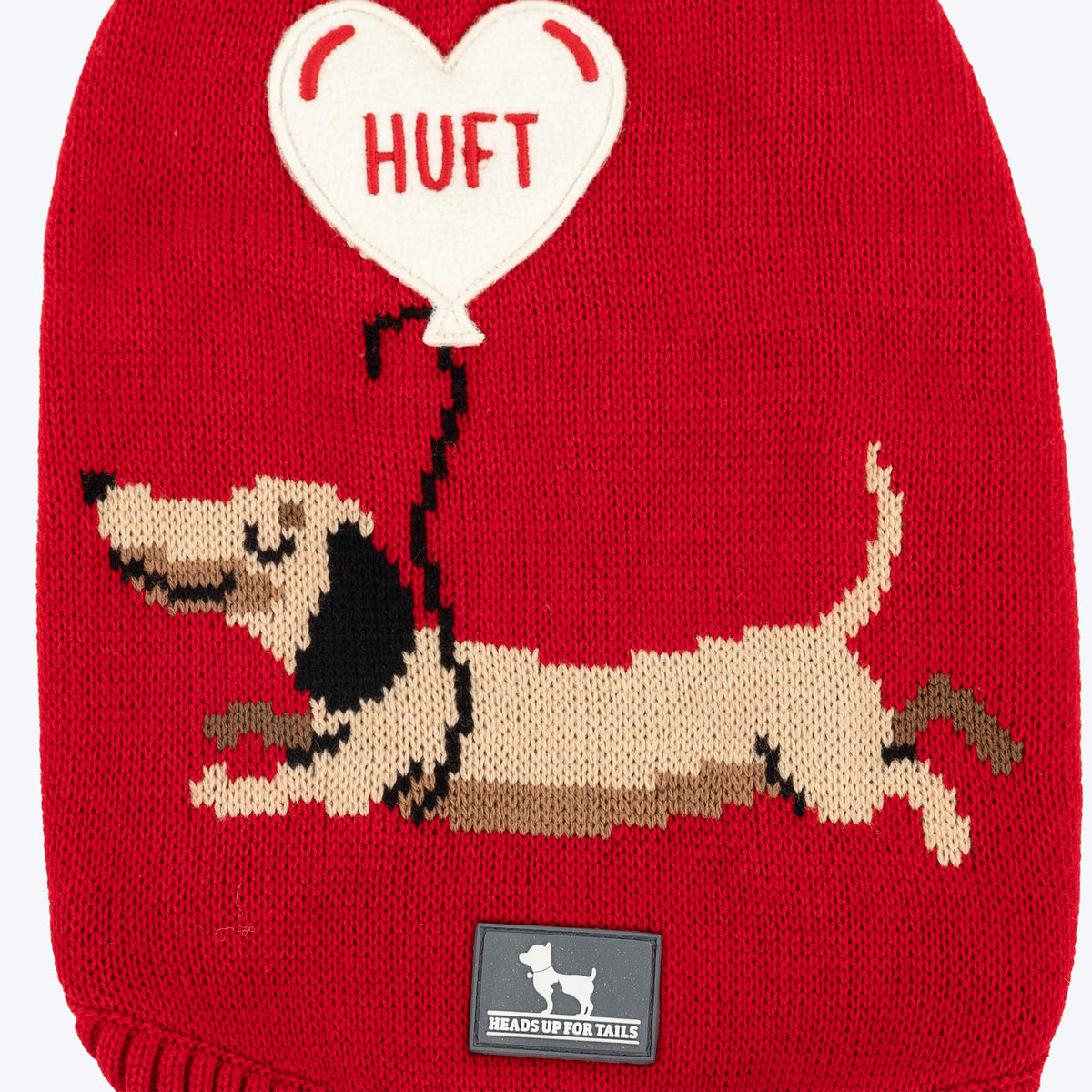 HUFT Doggo Love Sweater For Dogs - Red
