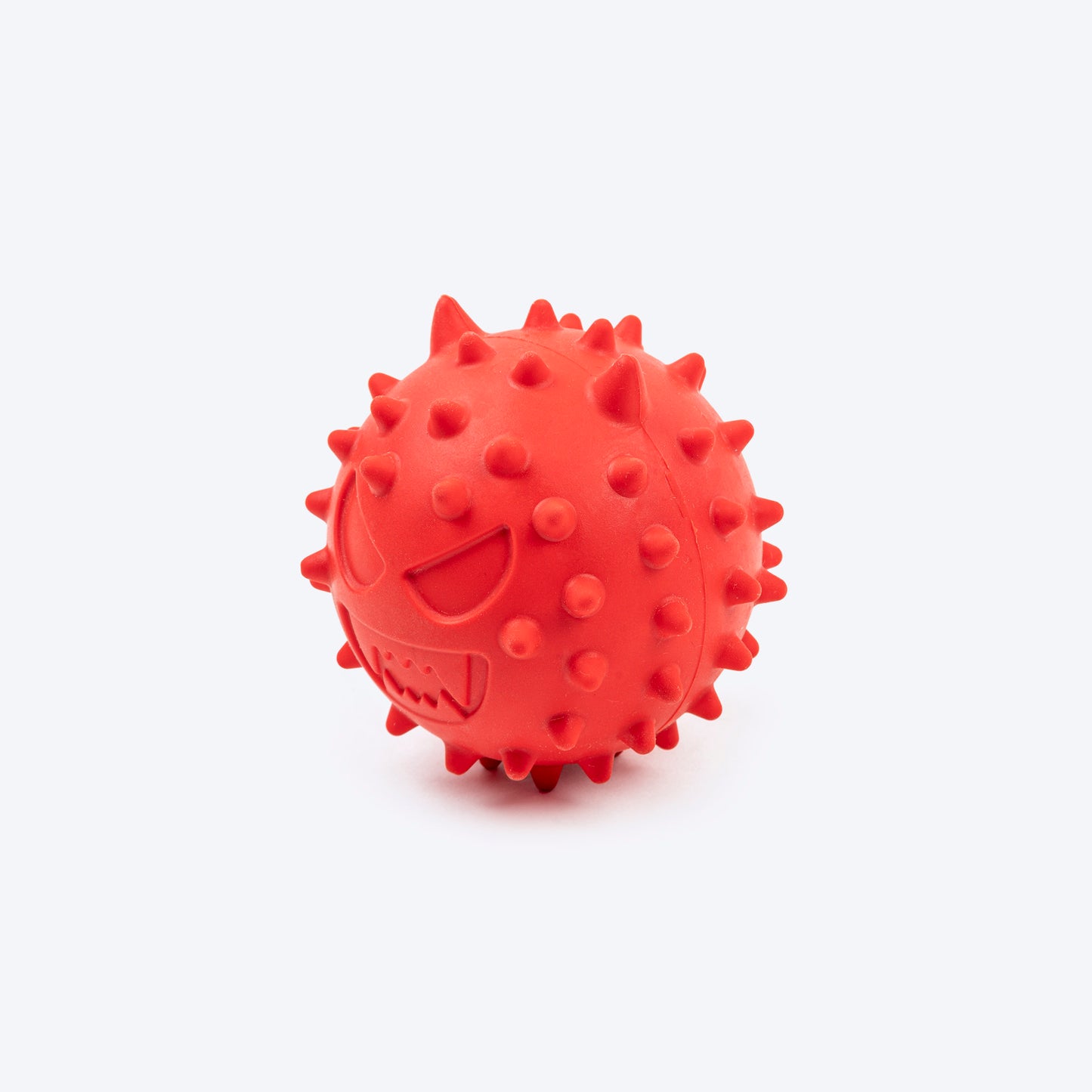 HUFT Chewtastic Squeaky Monster Ball For Dog - Red
