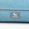 HUFT Personalised Nap Now Lounger Bed For Dog - Aqua Blue - Heads Up For Tails