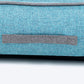 HUFT Personalised Nap Now Lounger Bed For Dog - Aqua Blue