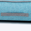 HUFT Personalised Nap Now Lounger Bed For Dog - Aqua Blue - Heads Up For Tails