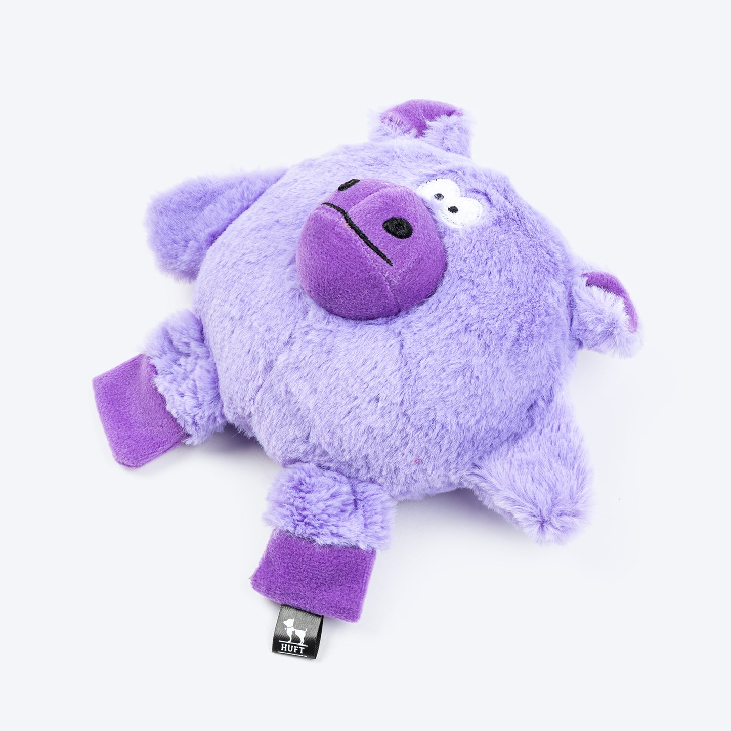 HUFT Momo The Monster Squeaky Plush Toy For Dog - Lavender