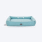 HUFT Personalised Nap Haven Orthopaedic Lounger Bed For Dog - Light Blue